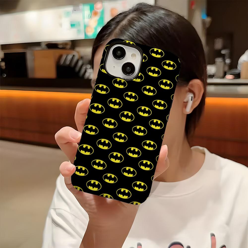 Cool B-Batmans Logo Phone Case For Iphone 16 Pro Max 15 13 14 12 11 14 Pro Max 15 Pro Max Two-in-one Cover