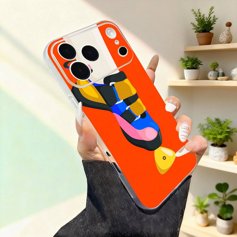 Крутой чехол для iPhone 11,12,13,14,15,16,17,Pro,Max,Plus,Mini,SE4,E с рисунком скалолазной стены, с MagSafe, для беспроводной зарядки