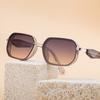 Partagas Fashion Trendy Designer Custom Logo Rectangle Metal Frame UV400 Shades Sun Glasses Sunglasses for Women Men Unisex