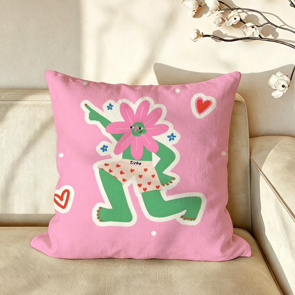 Art PPop AArt SStickers Cushion Cover Pillow Case Antidustmite Pillowcase Silky Short Plush Sofa Cushion Cover hot