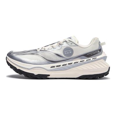 Кроссовки Li Ning Lu An Si с высокой устойчивостью к скольжению и износу, низкие, для бега по пересеченной местности, мужские кроссовки Off-White Silver ARNT003-8