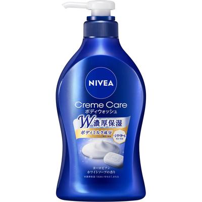 NIVEA Крем-гель для душа с ароматом белого мыла с дозатором 480 мл. Средний ценовой диапазон. Средний ценовой диапазон.