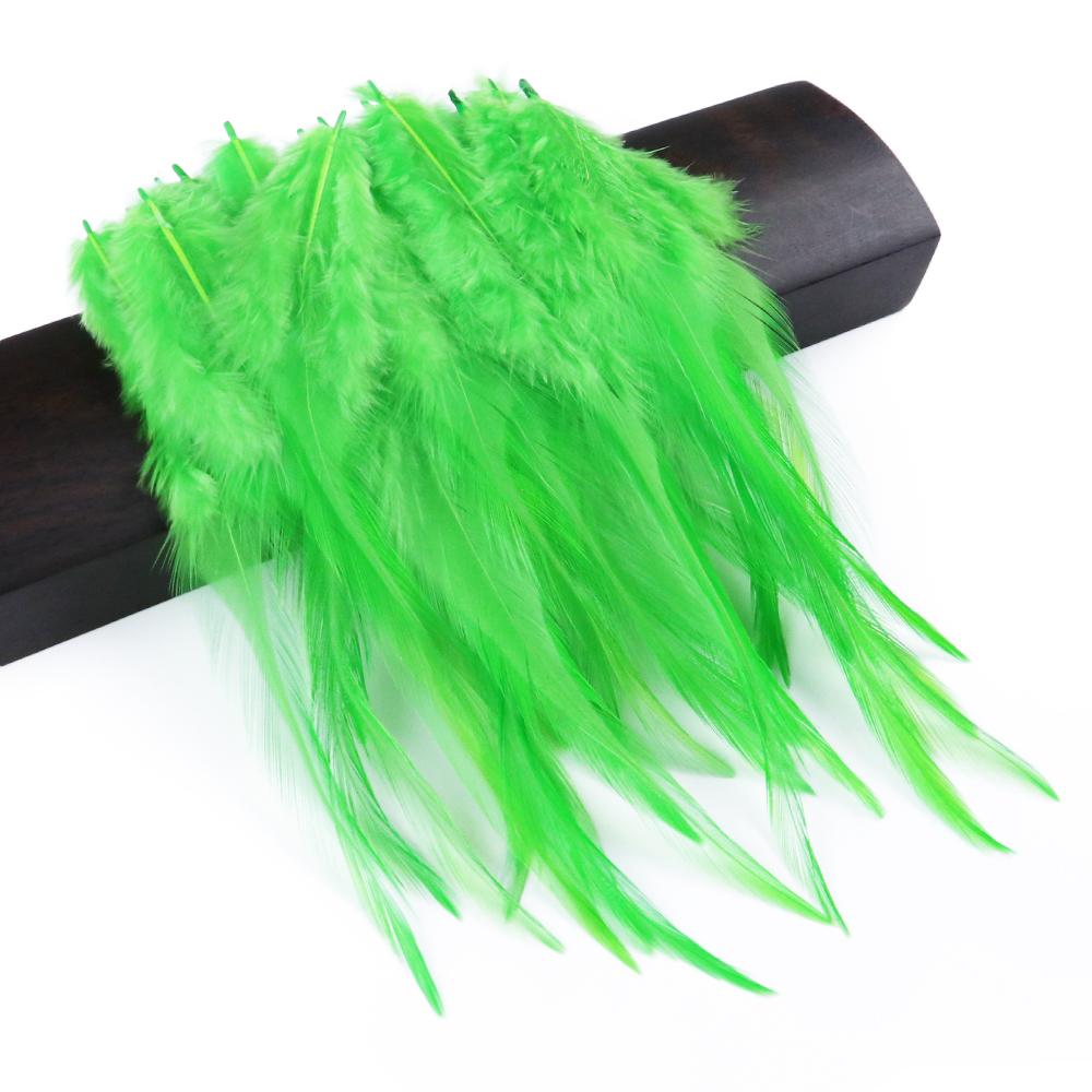 50 шт. Натуральные куриные перья 4-6 дюймов Красивые петушиные перья для изготовления украшений Аксессуары для рукоделия Карнавальное украшение
