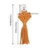 3 шт. подвеска с кисточками модный плетеный брелок ручной работы ювелирные аксессуары довольно прочный милый вязаный брелок