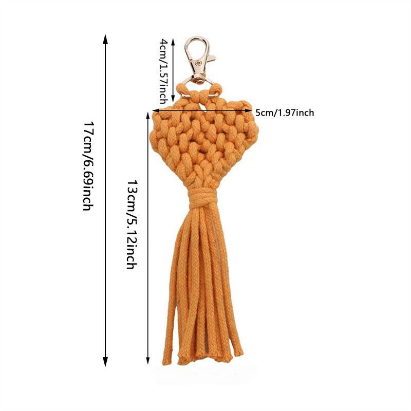 3 шт. подвеска с кисточками модный плетеный брелок ручной работы ювелирные аксессуары довольно прочный милый вязаный брелок