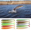 8Pcs Soft Fishing Lures 7.5cm 2.5g Artificial Baits Paddle Tail Swimbaits Fishing Lure for Bass Trout T Tail Baits