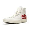 Comme Des Garçons Play X Converse Chuck 70 High Milk Unisex Sneakers White 150205C