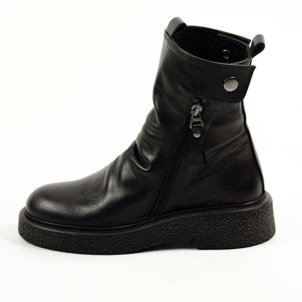 Ботинки зимние Evromoda 907242 36 Черные кожа