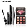 4Pcs/Set Eye Makeup Set Mascara + Eyeliner + Eyebrow Pencil + Eyeshadow Palette