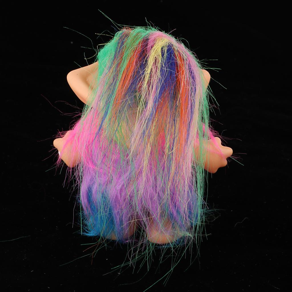 Хроматические 2 шт. Lucky Troll Doll Мини Фигурки Игрушка Украшение Торта