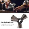 304 Stainless Steel Wine Measuring Device Ergonomic Design Triple Jigger  Bar