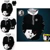 Anime Monokuma Danganronpa Cosplay Hoodie Sweaters Unisex Casual Sweatshirt Coat