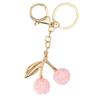 Rhinestone Cherry Bag Pendant Charms Car Keyring Cute Cherry Keychain  Gift