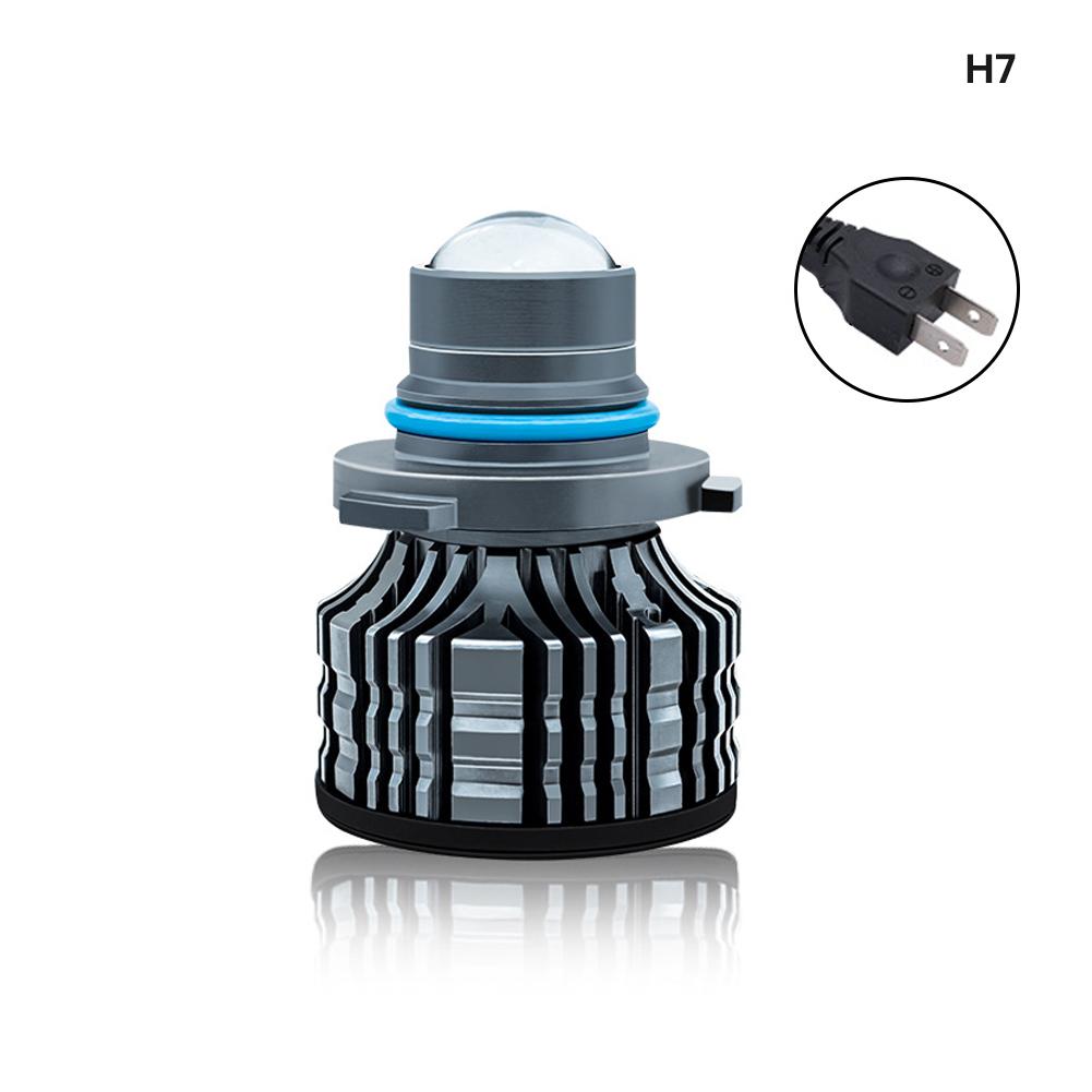 Car H7 H11 H8 H9 9005 HB3 9006 HB4 Led Fog Light Bulb Led Fog Lamp Lens CSP 6000K WhiteTurbo Fog Light For 12V 24V