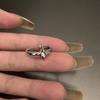 Cross Star Couple Ring for Women Men Punk Gothic Sliver Color Adjustable Rings Jewelry Gift MIT