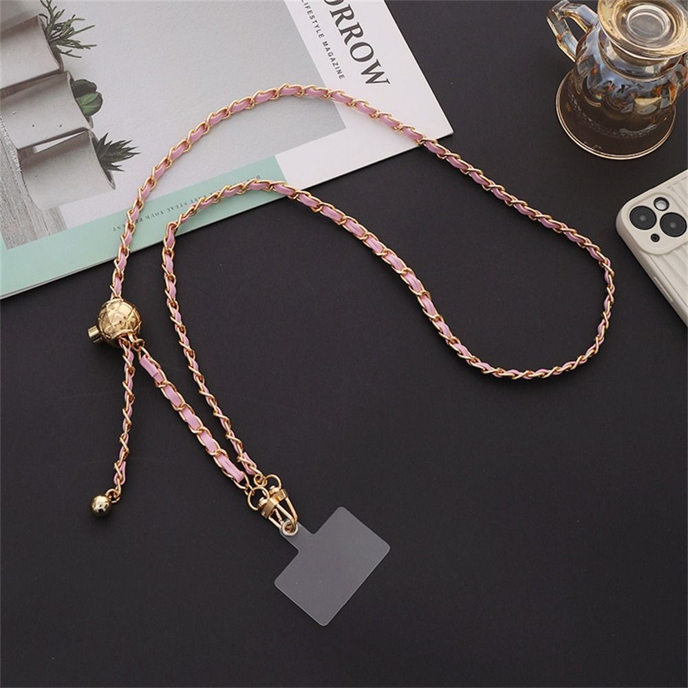 Регулируемый чехол для телефона, подвесные шейные ремни для телефона из искусственной кожи, цепочка для телефона через плечо, аксессуары для телефонов