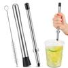 Набор из 3 предметов: пробойник для соломинок, мадлер, набор из нержавеющей стали, пробойник для отверстий для соломинок, набор предметов первой необходимости для лимонадного стенда