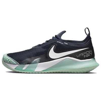 Court React Vapor NXT Obsidian Mint Foam женские кроссовки сине-белые CV0742-410