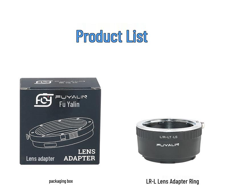 Адаптер для объективов Leica R для камер Panasonic S1/S1R, Leica SL, Sigma