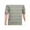 Nike Основная футболка Ss Ext Спортивная в полоску Дышащая с коротким рукавом Мужские топы Зеленый Серый HJ3152320