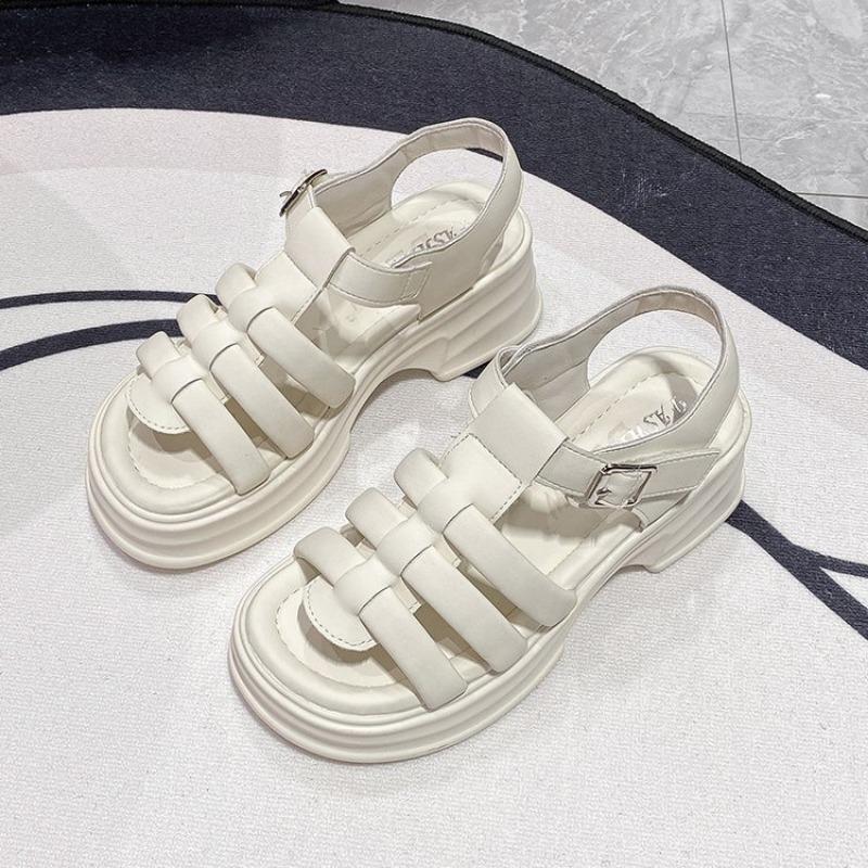 Сандалии на толстой подошве, женские летние новые удобные модные туфли