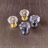 10Pcs Acrylic  Knobs Cupboard Drawer Pull Handle Door Knob Diamond Cabine