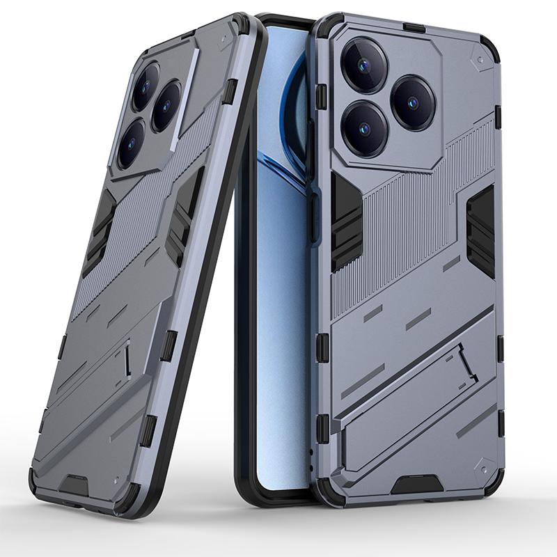 Противоударный чехол для Realme C51 C53 C55 C61 C63 C65 C67 Note 50 4G Бампер Броня Задняя Подставка Чехол для телефона для OPPO A79 5G Fundas