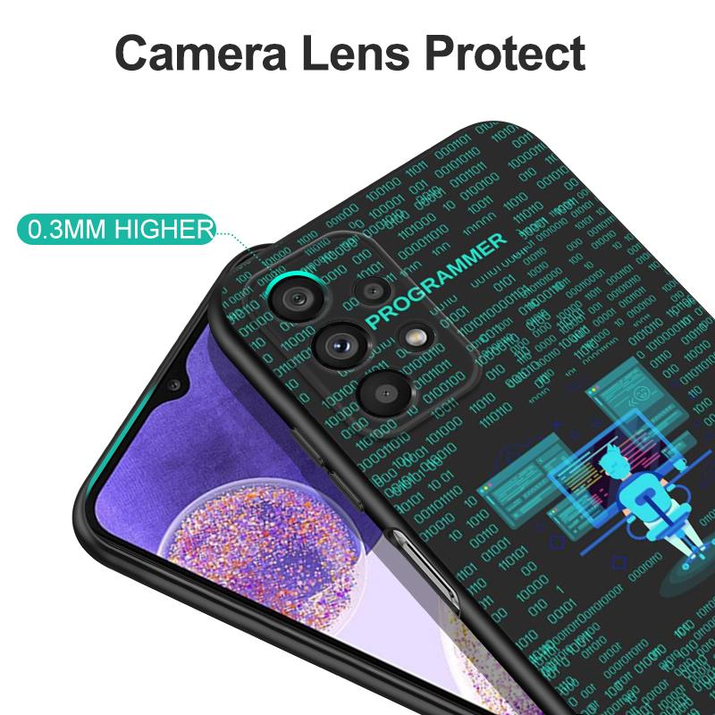 Черный чехол Tpu для Xiaomi POCO M4 X4 C40 Pro 4G 5G X3 NFC 5G F3 F4 GT Коды программирования Код