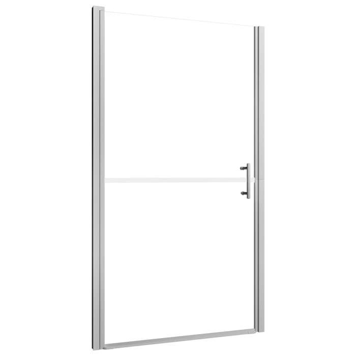 VidaXL Shower Door Shower Wall Shower Cabin Bathroom Partition House Interior Frosted Tempered Glass 91x195 146659