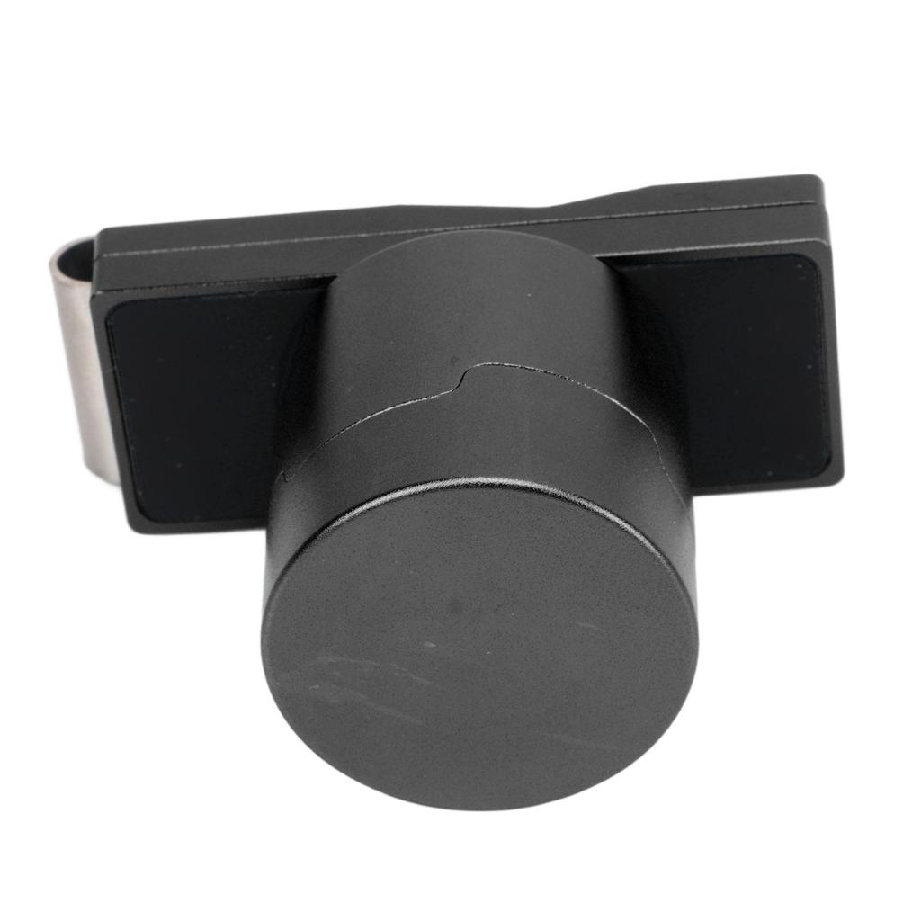 Magnetic Billiard Chalk Holder Aluminium Alloy Round Snooker Cue Chalk Box with Fixed Clip Portable