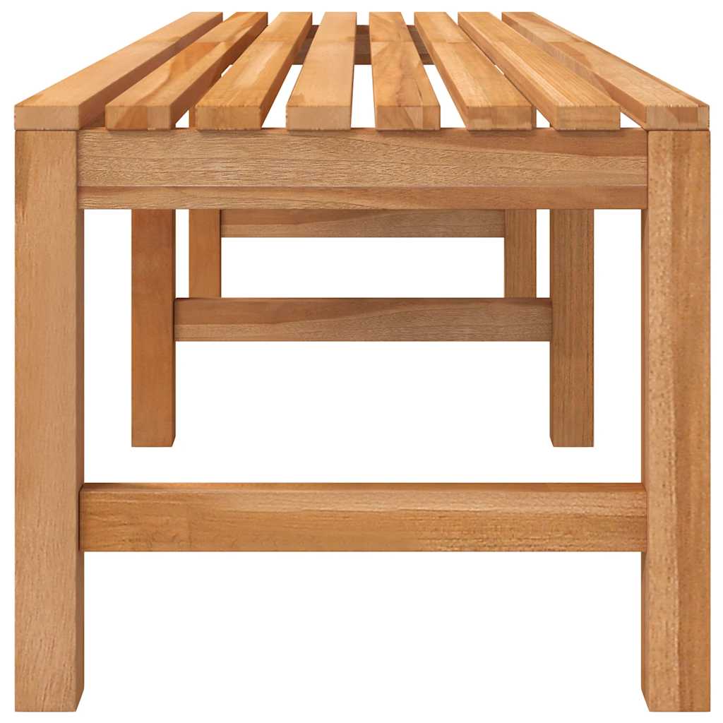 Vidaxl Ławka Ogrodowa, 150 Cm, Lite Drewno Tekowe