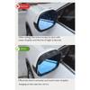 2pcs Car Rearview Mirror Rain Shield, Rain Eyebrow, Thickened Carbon Fiber Texture Rearview Mirror Rain Shield