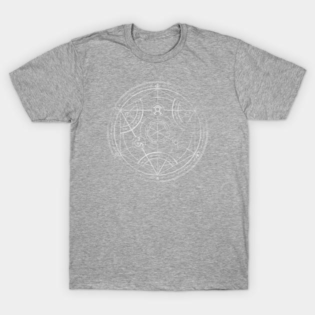 Unisex Fashion TShirt Human Transmutation Circle Print TShirt Plus Size S-5XL T-Shirt 100%Cotton Tops O Neck Short Sleeve Tees