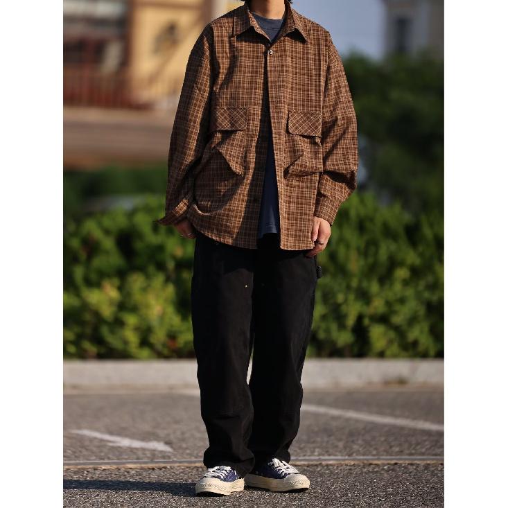 2024 Letter Long Sleeve Shirt Japanese Hong Kong Style Ins Loose Shirt Boys Summer Trendy Versatile Casual Coat