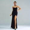 Сексуальное длинное платье без рукавов с V-образным вырезом Maix Party Gown
