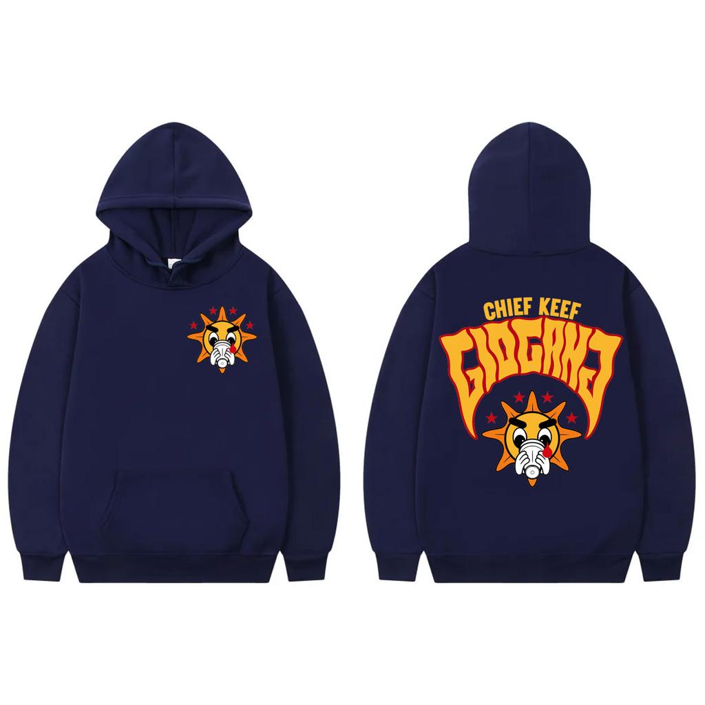 Rapper Chief Keef Tour 2026 Merch Hoodie Unisex Vintage Hip Hop Sweatshirts Casual Fashion Loose Fleece Pullovers Streetwear