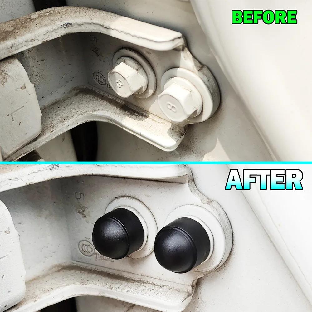 For Vw Peugeot M8 M10 Universal Anti - Rust Car Sticker Protection Cover Screw Protection Cap Door Screw Cap