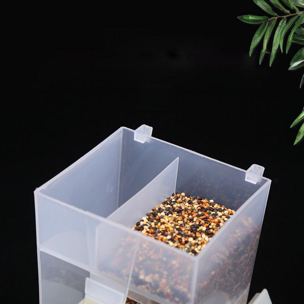 Подвесной контейнер для корма для домашних птиц Пластиковая подвесная кормушка для клетки попугая Для волнистых попугайчиков и попугаев-пионов