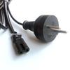 SII Israel Standard 3-Pin Clover Leaf Power Cord with 90-Degree Bend