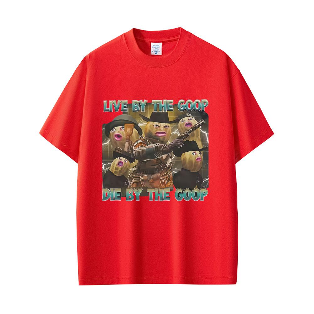The Burnt Peanut Goop Goop Goop Funny Meme Tshirt Unisex Women Casual Humor T Shirts Unisexs Cotton Oversized Short Sleeve Tshirts