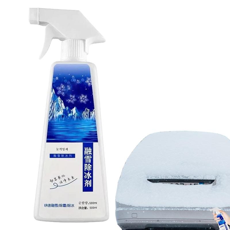 500 мл Ice Off Windshield Spray Противообледенительный спрей для лобового стекла Средство для удаления льда Тающий спрей для мебели Стекла Фары заднего вида