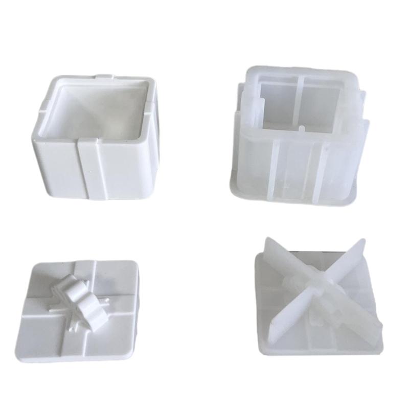 Набор форм для поделок из смолы своими руками, органайзеры для украшений, силиконовые формы для подарочных коробок для домашнего декора и подарочная коробка для хранения с крышкой