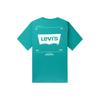 Levis Мужская футболка с принтом, повседневная, с круглым вырезом, стандартная, топы, зеленый 22489-0445