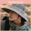 Outdoor Fisherman Hat Men Summer Large Brim Sun Protection Shade Travel Cap For Sun Outdoor Activities