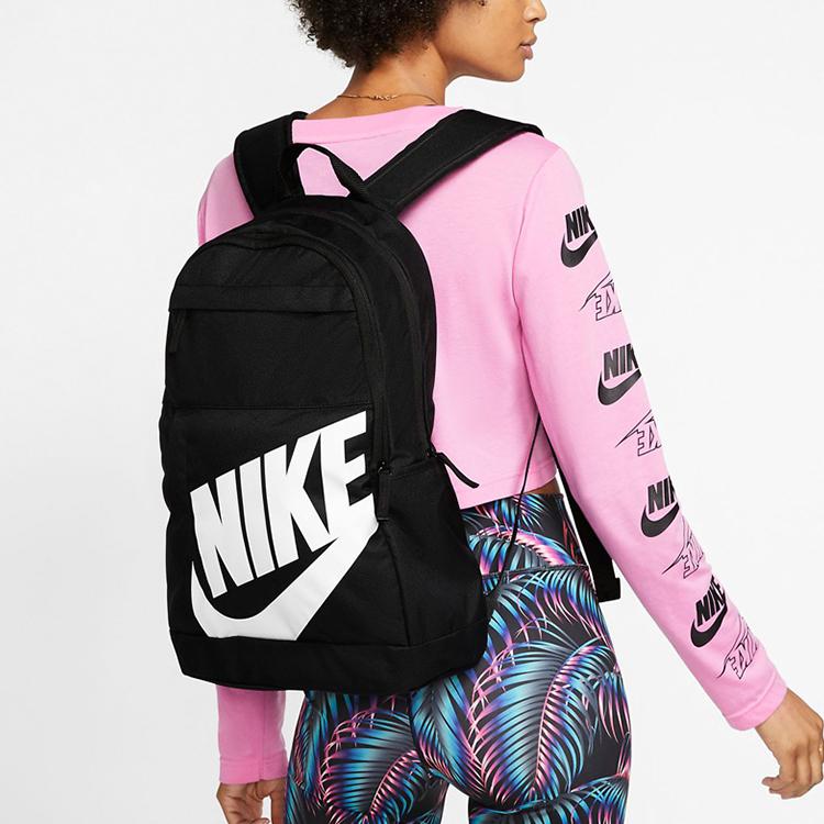 Nike ELEMENTALSportswear Полиэстеровый рюкзак Унисекс Черный Легкий Повседневный BA5876-082