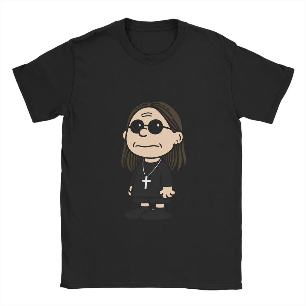 Ozzy Osbournes T Shirt Summer Harajuku T Shirts Male 100% Cotton O Neck Oversized Tees Short-Sleeved Funny Tops