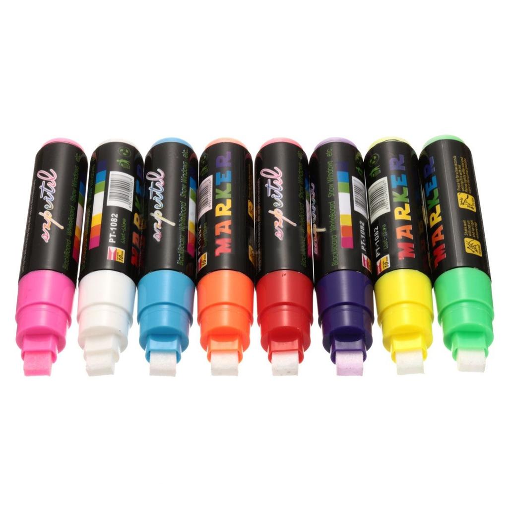 8 шт. 10 мм новый флуоресцентный маркер светодиодный доска для письма ручка мел маркер ручки