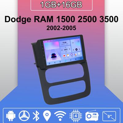 Автомобильное радио Android Auto Carplay для Dodge RAM 1500 2500 3500 2002-2005 Мультимедийный проигрыватель Головное устройство Стерео GPS Навигация BT WIFI 1+16 ГБ