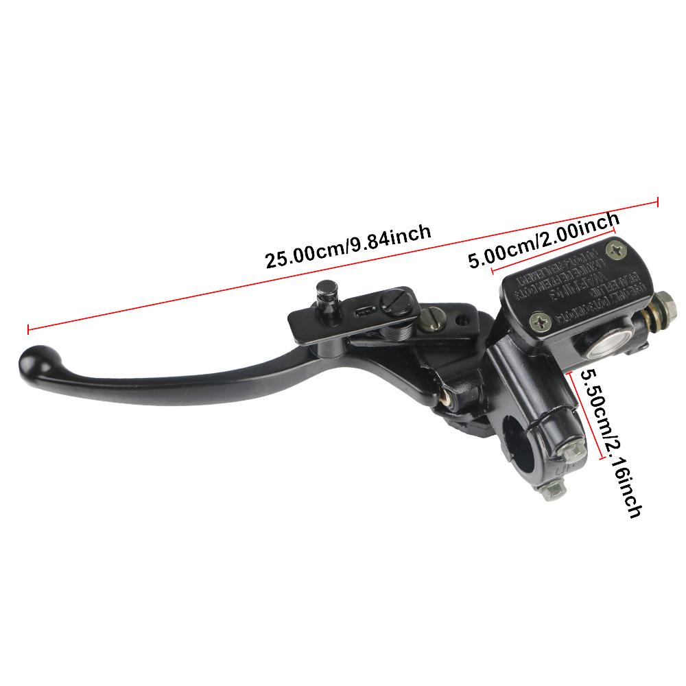 Для универсального 50cc-250cc Dirt Bike ATV четырехколесный цилиндр гидравлический тормозной рычаг мотоцикл мото аксессуары рычаг сцепления насос левый правый