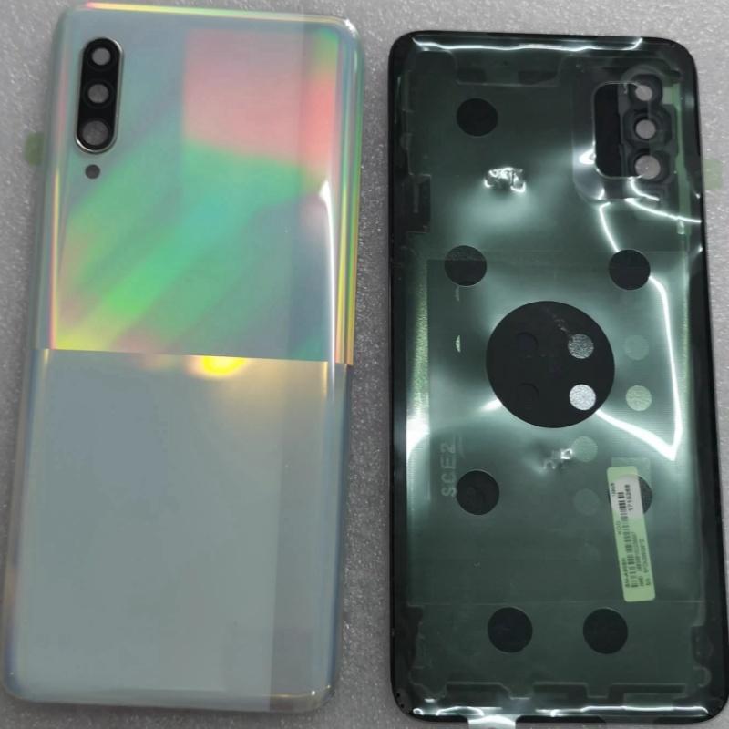 Back Glass back cover for Samsung Galaxy A90 SM-A9080 A908N A908B A908U battery cover Housing Cover Repair Parts Door